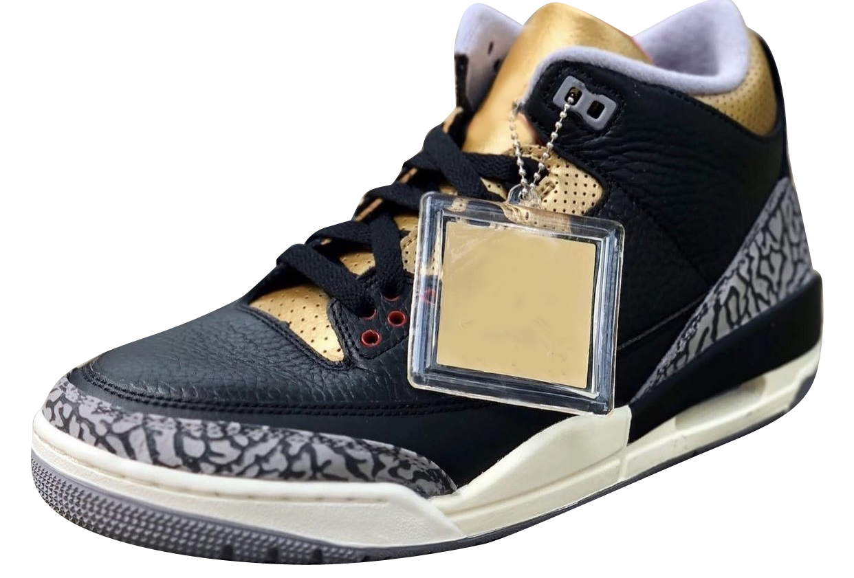 

2022 Authentic 3 3s WMNS Black Gold Basketball Shoes CK9246-067 III Outdoor Sports Sneakers Fire Red Metallic Cement Grey With Original Box, #1