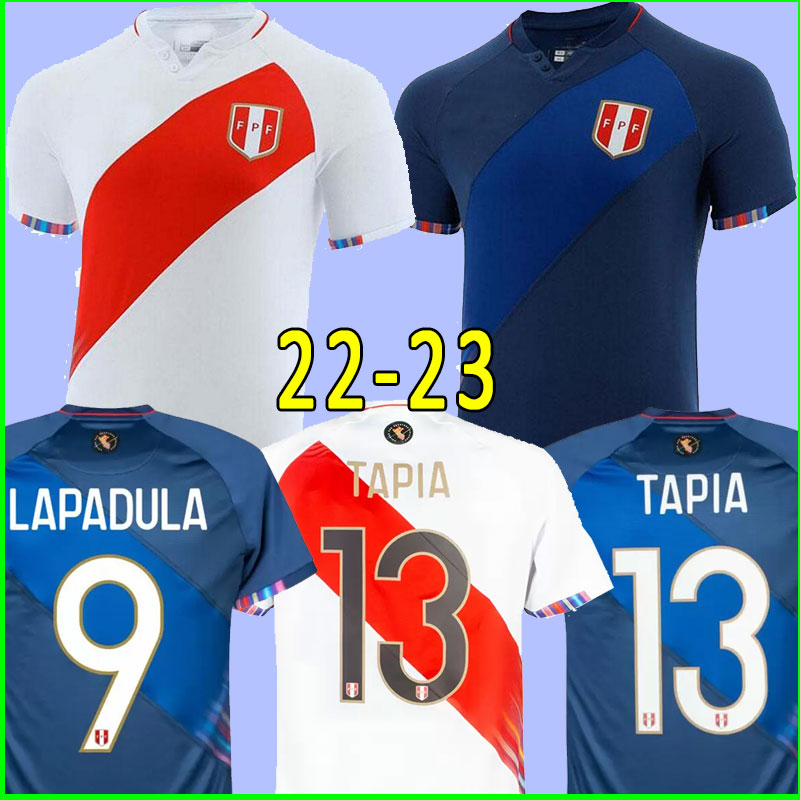 

2021 2022 2023 Peru soccer jersey national team uniforms home away CUEVA CARRILLO ABRAM football shirts TAPIA YOTUN LAPADULA Camiseta de fans 21 22
