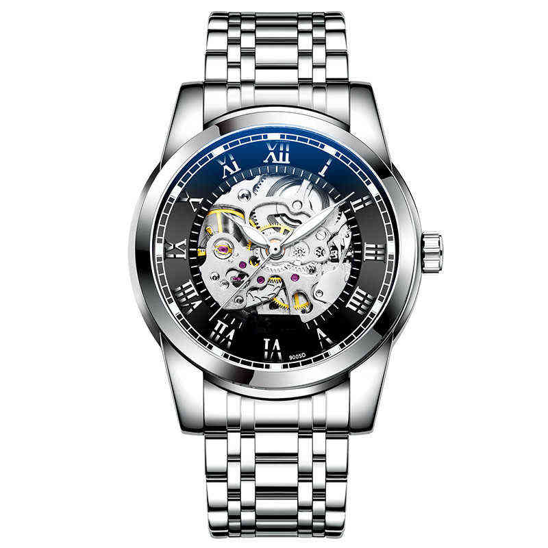 

huiya06 Watch Aaa126334 Automatic Business Sports Imported Crystal Lens Stainless Steel Watch