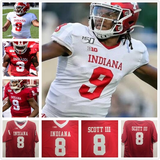 

Xflsp Indiana Hoosiers Michael Penix Jr. College Football stitched Jersey Allen Stallings IV Ty Fryfogle Donavan Hale Nick Westbrook, White with 150th patch