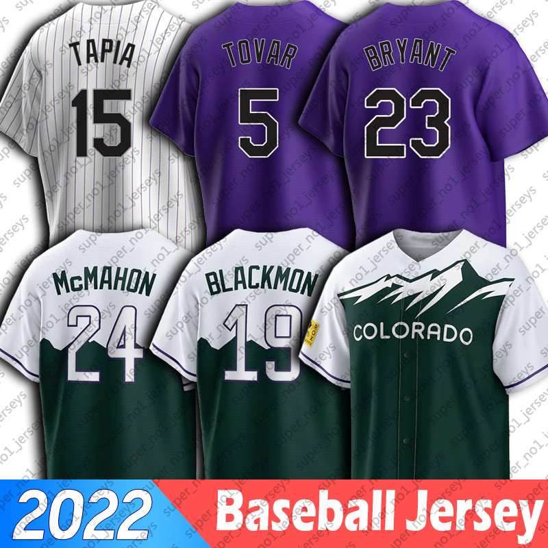 

Colorado city connect 23 Kris Bryant 19 Charlie Blackmon Jersey Baseball Alex Colome Daniel Bard Jhoulys Chacin Jerseys Jose Iglesias Randal Grichuk Kyle Freeland, Man custom jersey (lj)