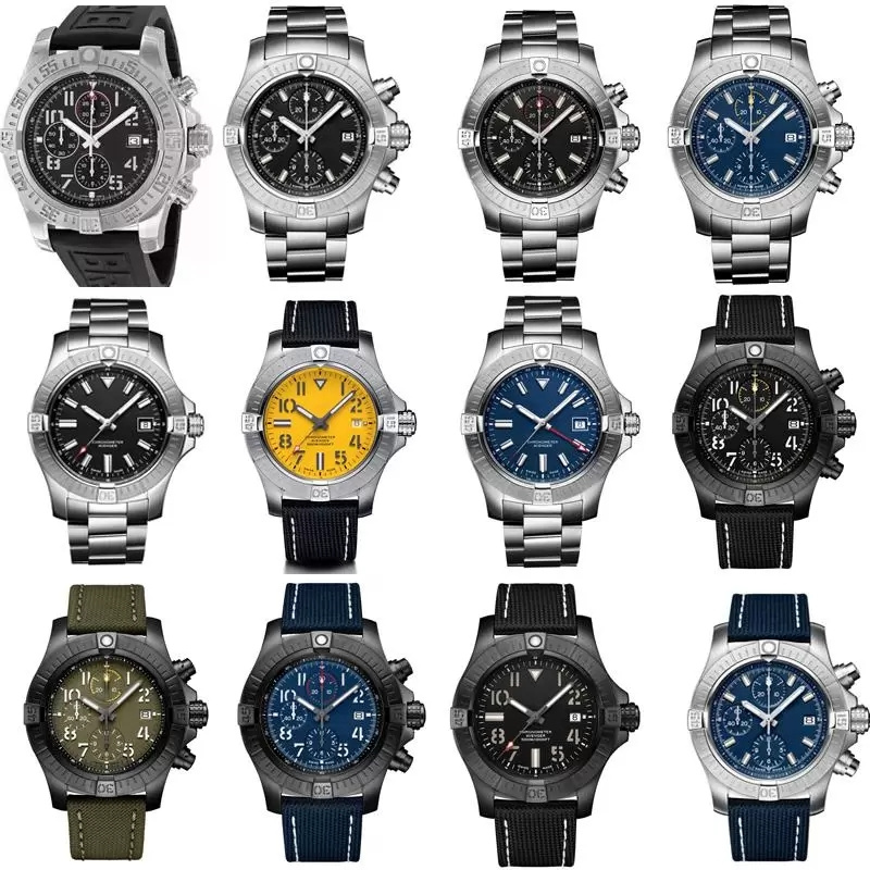 

2021 New fashion Super Avenger II 1884 designer watch mans automatic watch mechanical quartz movement full working luxury watches WHK7 Wristwatches Montre De Luxe
