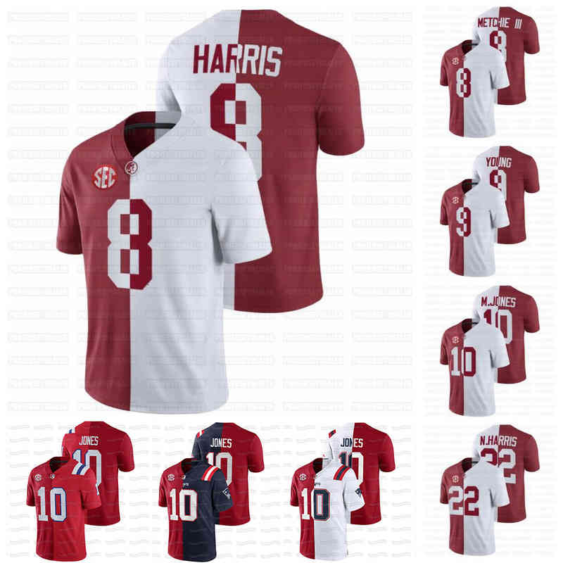 

Mac Jones Alabama Crimson Tide Split Jersey Kool-Aid McKinstry Jalen Hurts Robinson Jr. Baker Smith Harris Metchie III Young Tagovailoa, Youth s-xl