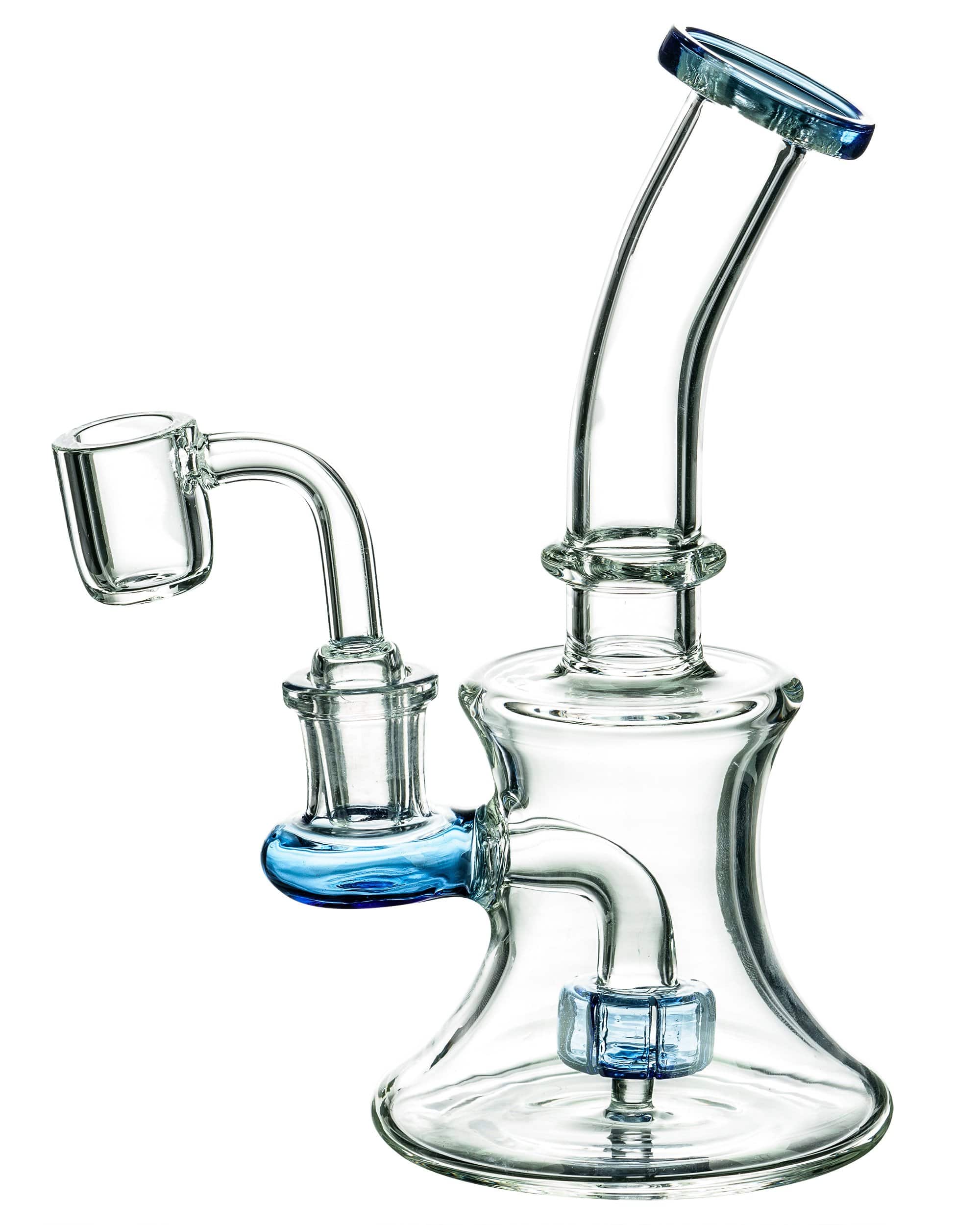 

blue black hookahs glass beaker bong