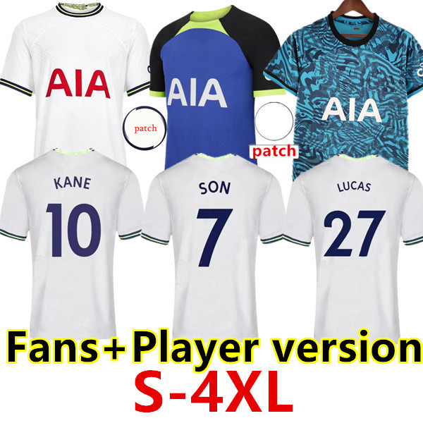 

S-4XL 22 23 KANE SON BERGWIJN NDOMBELE Soccer Jerseys 2022 2023 KULUSEVSKI fans Player version DELE jersey Football shirt LO CELSO Morgan BALE LAMELA LUCAS HOJBJERG, 22/23 home player