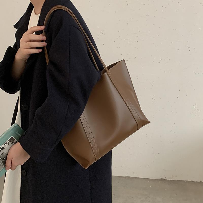 

Evening Bags Retro Large Capacity Tote Bag Female 2022 Fashion Leisure One Shoulder