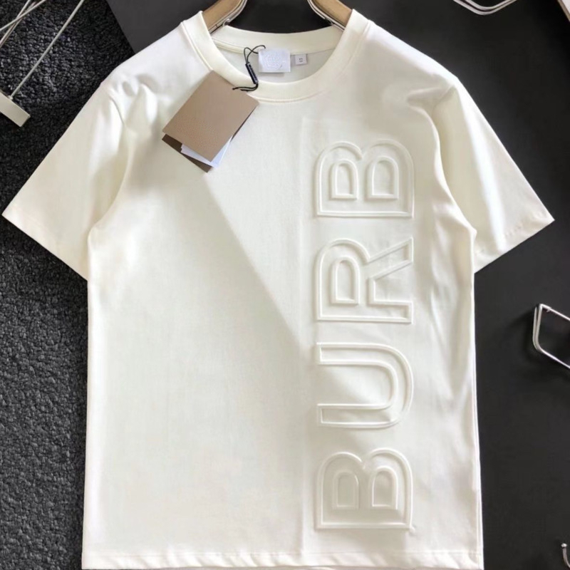 

Bby Mens t shirt Designer Shirts BB Round Neck Short Sleeve tshirt men women Sweatshirt 3D Letter Printing Cotton Oversize Tees, Black