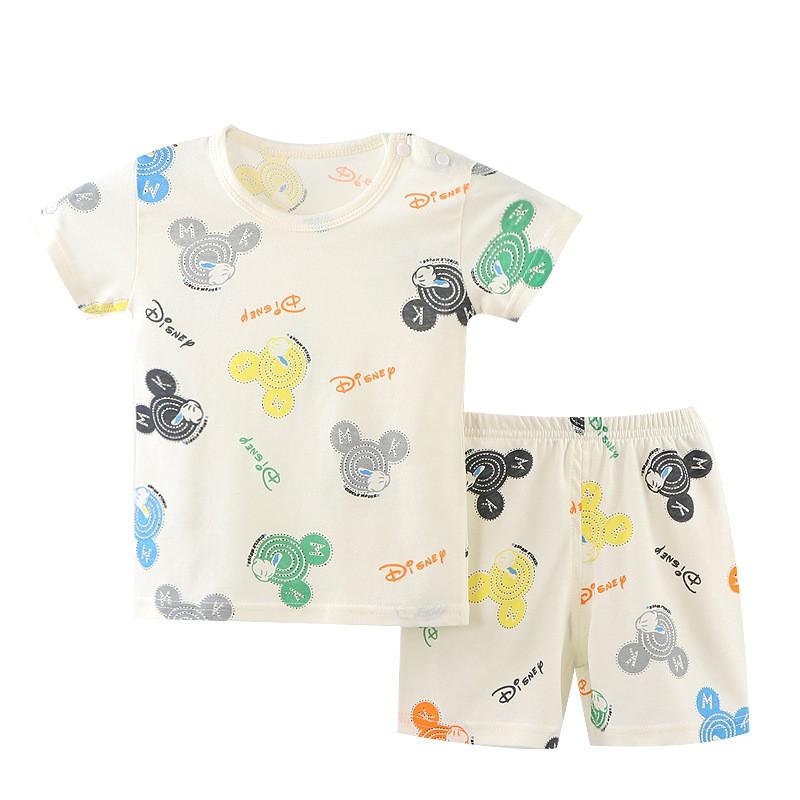 

Clothing Sets Brand 2pcs Set Summer Kids Toddler Outfits Costume Cartoon Cute Girls T-shirt Shorts Leisure Wear Home Clothes ChildClothing, Randomgirl