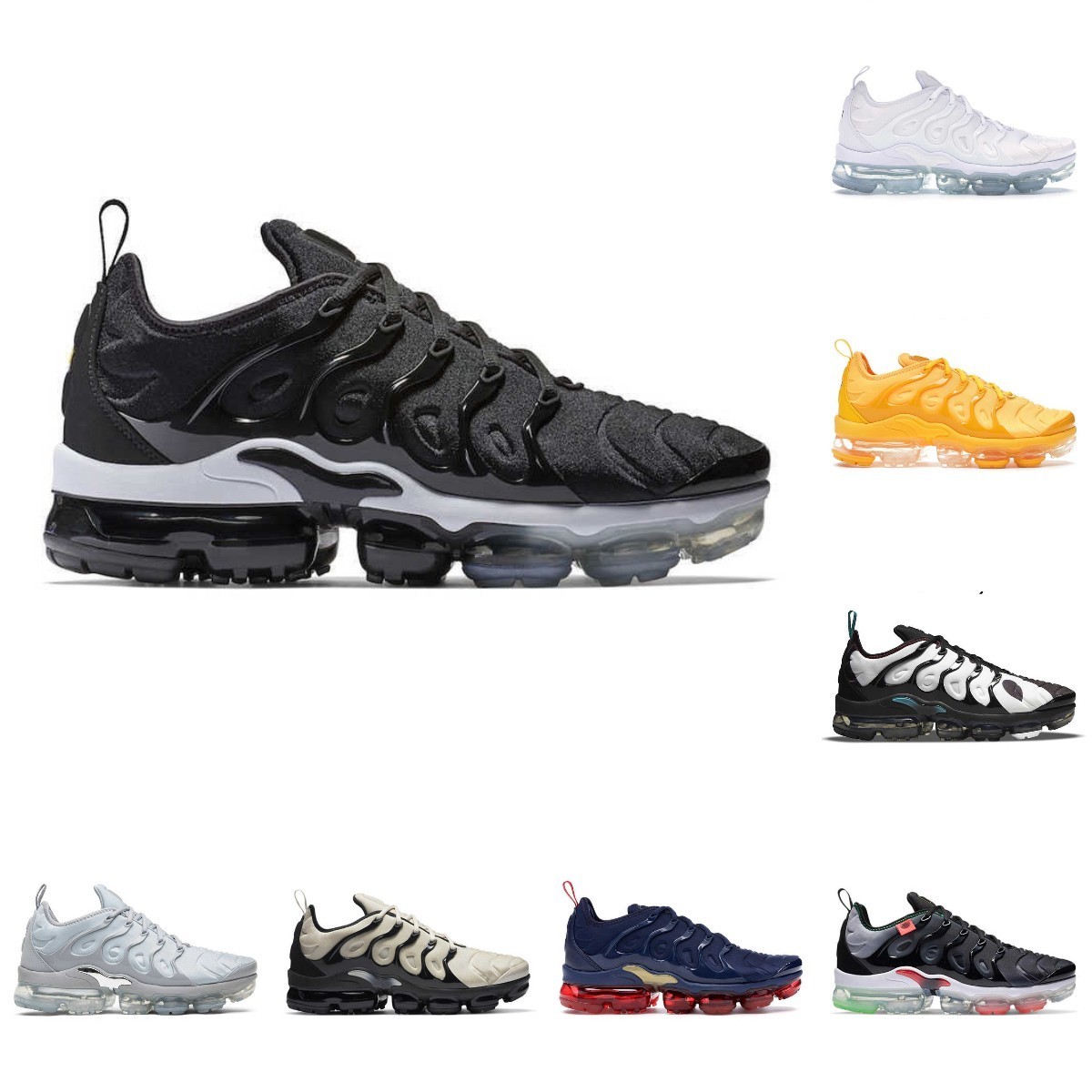 

2022 Tn Plus Men Women Airs Cushion Running Shoes Vapores Tns Requin Triple Trainer Black Red Blue Royal Volt Griffey Lemon Lime Psychic Pink Designer Sports Sneakers, Please contact us
