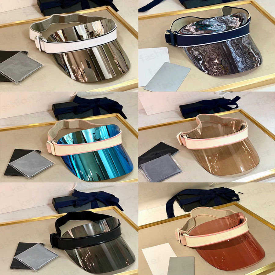 

8 Visors Sunbonnet Fashion Letter Hats Lens Cap Art Word for Man Woman Designer 6 Color Top Quality