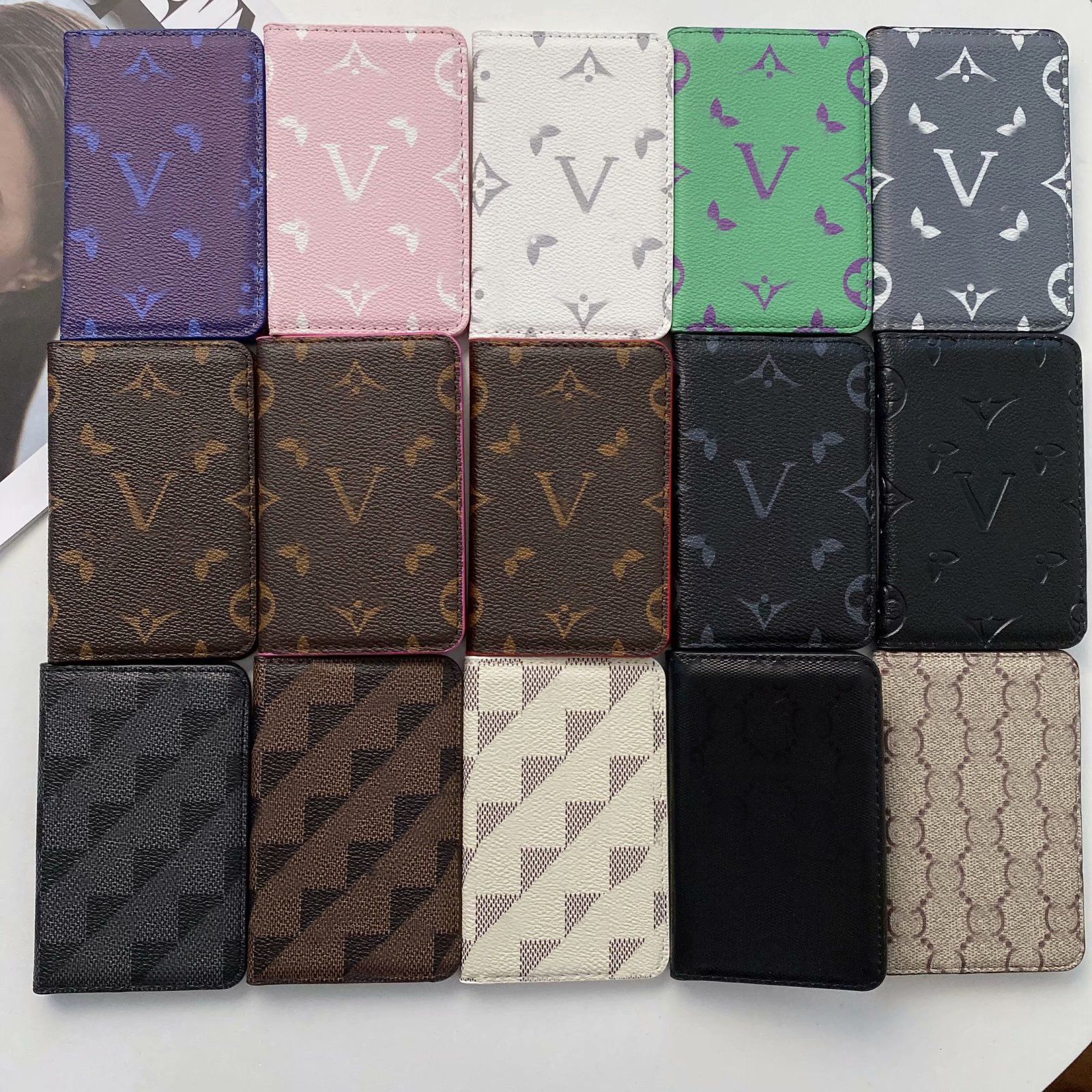 

Top Quality Classic Holders Luxury Designers Short Wallets Men For Women Real Leather Credit Card Holder Coin Purse Wallet, 21