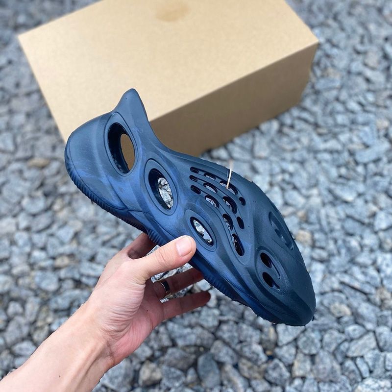 top quality Designer sandals men women sandal Triple Black White Resin pattern slippers Foam Runner mens womens west slipper slides slider slippe