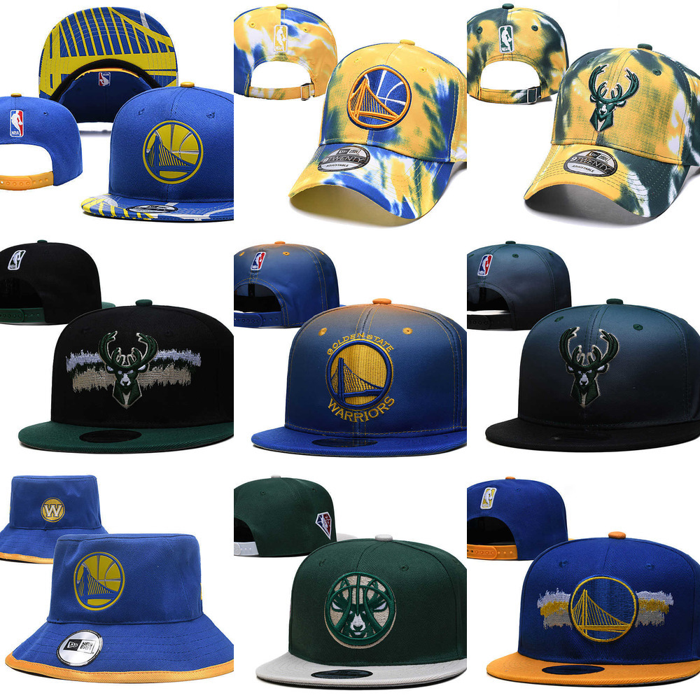 

Snapbacks Milwaukee''Bucks''hat Golden State''Warriors''Caps Basketball hats Adjustable Fit Hat, Color