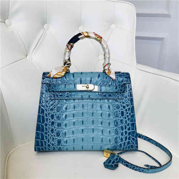 

Outlet Bags Crocodile Bone Grain Cowhide Women's Fashion Li keiiy bags, Red