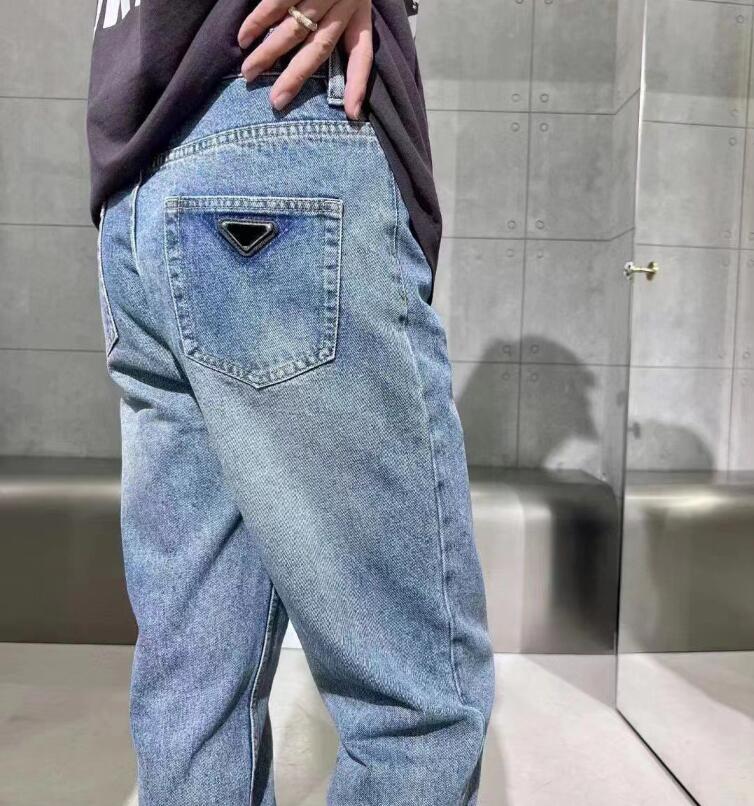 

Men's Jeans Mens Denim Embroidery Pants Fashion Inverted Triangle Trouser Hip Hop Distressed Zipper trousers US Size  32 34 36 C2R1, Shipping fee