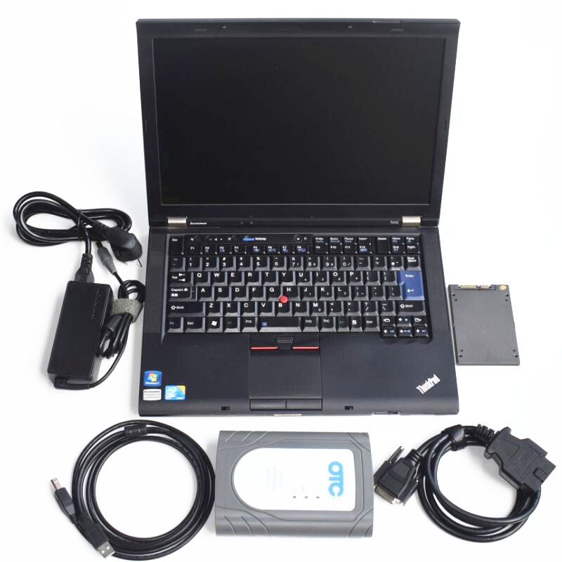 

Professional OTC Plus 3 IN 1 Scan Tool OTC Scanner GTS OTC IT3 for Toyota with Software SSD T410 Laptop Full Set