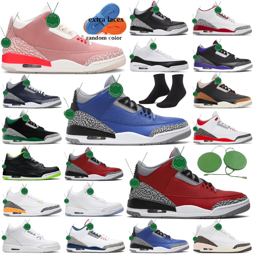 

off unc 3 Cool Grey women men air basketball shoes mens jordens 3s retros Cardinal Racer Blue Pine Green UNC Medium Dark Iris Desert Elephant Cement sports sneakers, Box