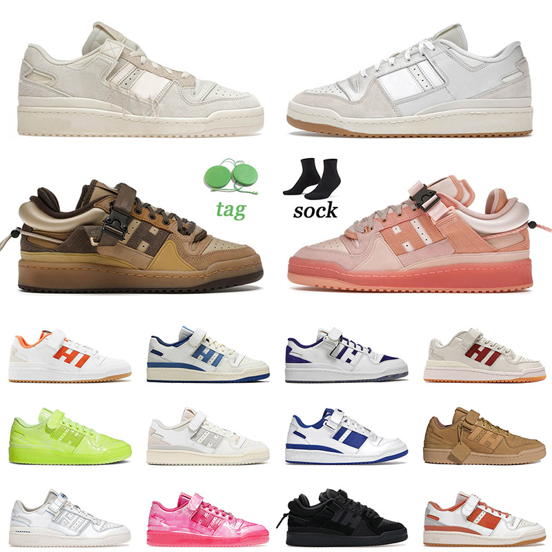 

Top Quality 2022 Forum Low Casual Shoes for Men Women Chalk White Gum Bad Bunny Buckle Brown Black Orbit Grey Hazy Copper Luxury Designer Sports Sneakers, D35 yoyogi park 40-45
