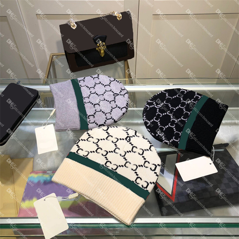 Élégant laine tricoté casquettes épais hiver chaud bonnets doux Hip Hop chapeaux crâne casquette hommes femmes laine bonnet avec étiquettes