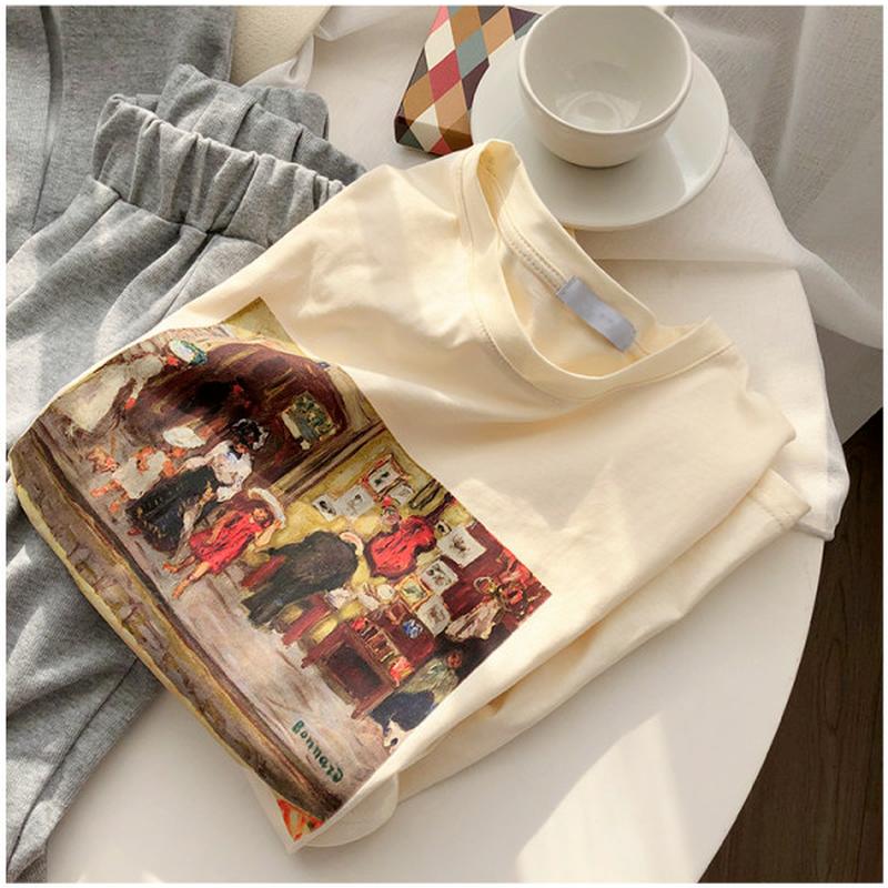 

Women's T-Shirt Women Oversize T Shirt White Character Female Kawaii Tops Tee Short Sleeve Fashion Summer Funny For Girl Vintage Clothes, Blue