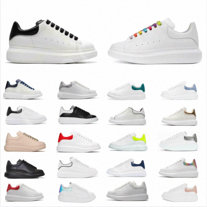 

2022 Casual Shoes Trainers 'Queen' All Blacks White Pink Black Yellow Dream Blue Suede Leather Glitter Women Men Designers sports Outdoor Mc Q41o#