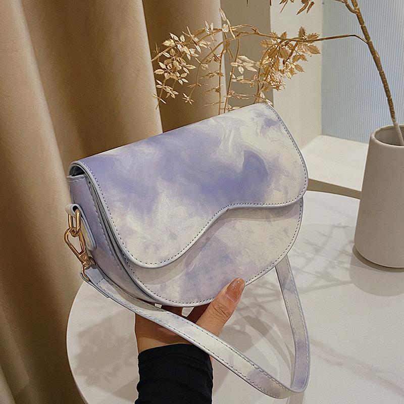 

Evening Bags Small Flap Shoulder For Women Underarm Fashion Crossbody Women's Bag 2022 Trend Luxury Designer Printing Female HandbagsEve, Blue