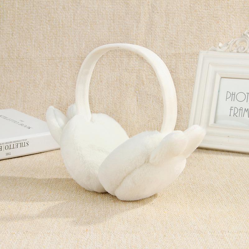 

Berets Elegant Ear Winter Earmuffs For Women Warm Warmers Gifts Girls Cover Ears Fashion TKE005-whiteBerets BeretsBerets, White