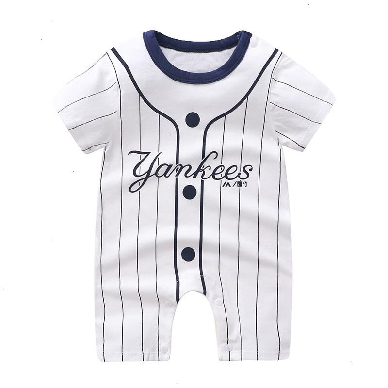 

Baby Baseball Bodysuits Summer Romper Clothing Toddler Girl Jumpsuit Boys Onesie 0-1 Years Born Clothes, P1