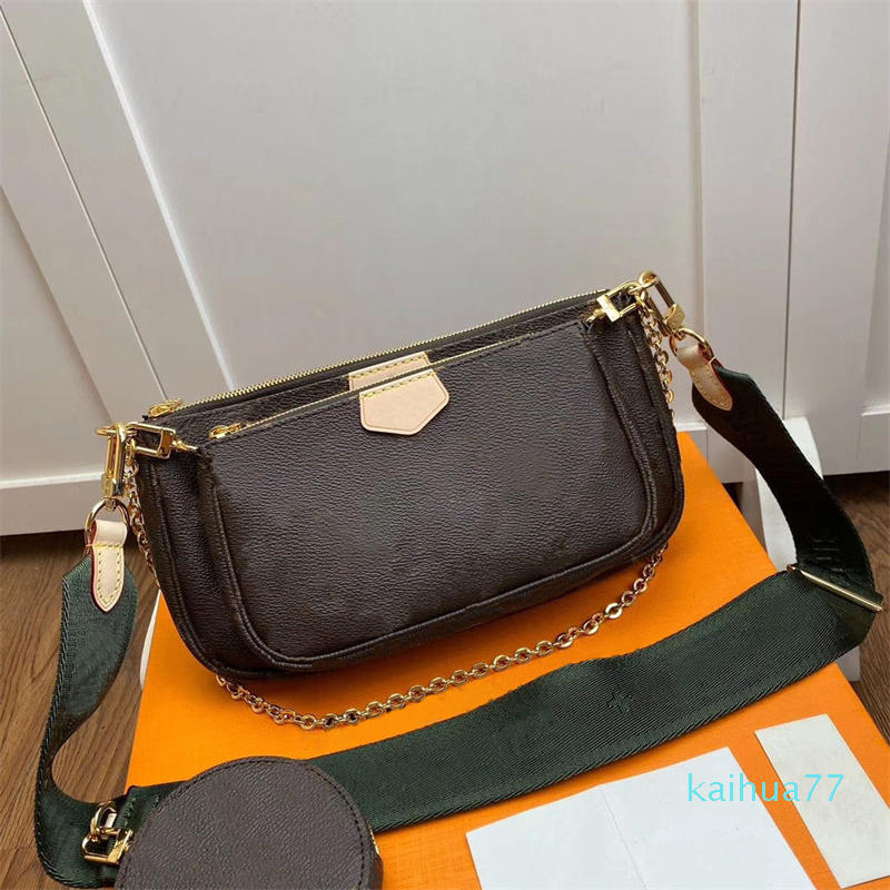 

2022 Lady Shoulder Shopping Evening Bag Top Quality Woman Luxurys Designers Crossbody Bags Wallet Backpack Handbags Purses Card Holder w888, Black