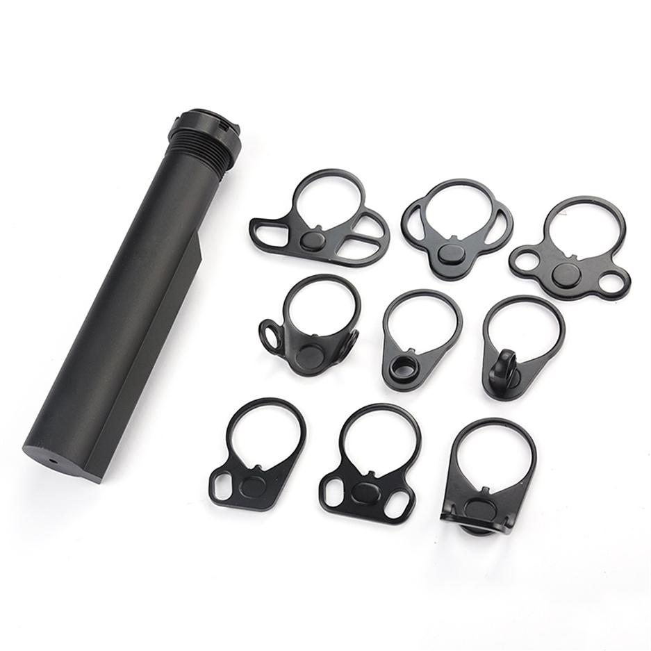 

AR Buffer Tube AR15 M16 Hunting Accessory Aluminum alloy Buffer Tube Ar15 Tube End back Plate hoop Ring307O