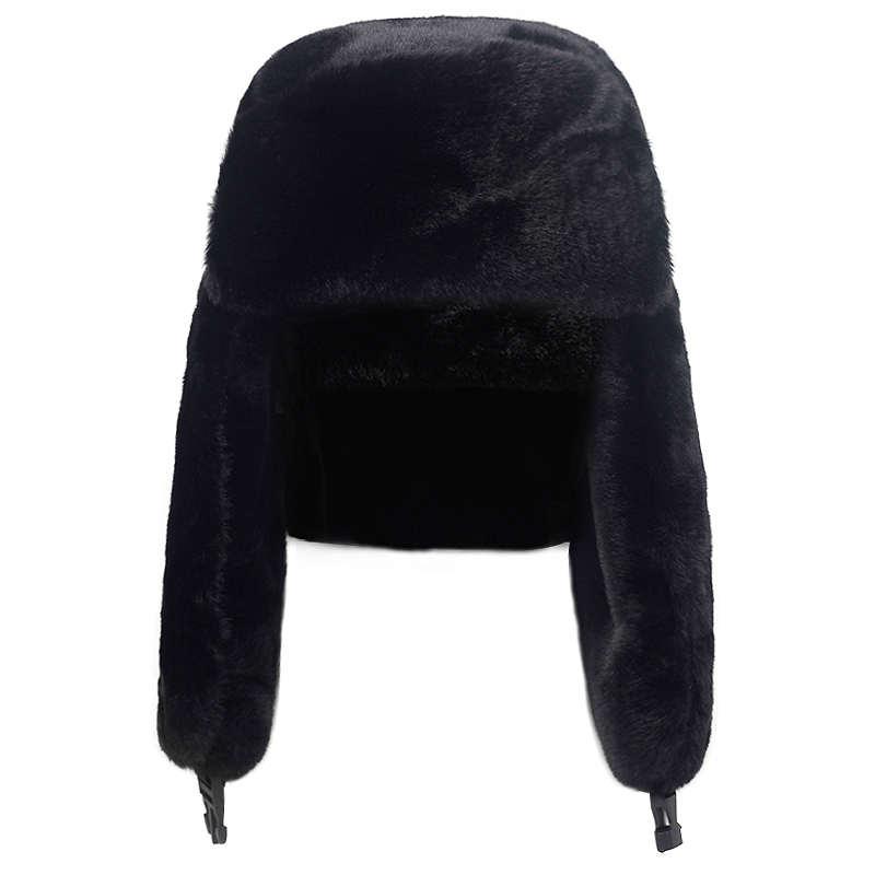 

Berets High Quality Men Women Winter Hat Super Warm Thicker Hats Outdoor Ski Cap Casual Caps, Black