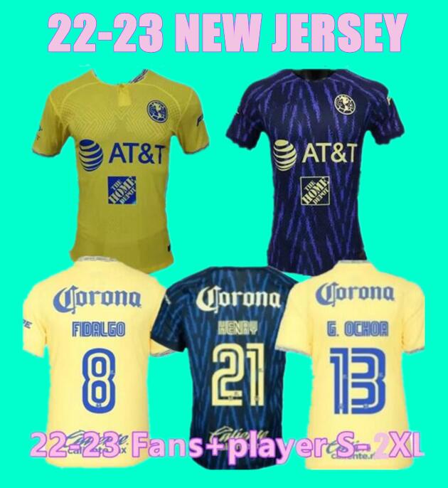 

Player version 2022 Club America Soccer jerseys Pre Match Training Men GIOVANI 2023 Home Away Third White camisetas -XXL, Player version 2