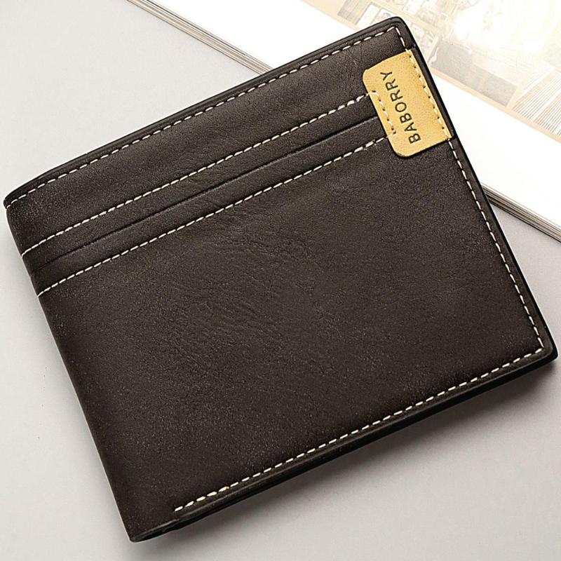 

Wallets Men Coin Purse For With Checkbook Holder Soft Card Case Classic Mens Wallet Money Bag Purses 2022Wallets, Balck