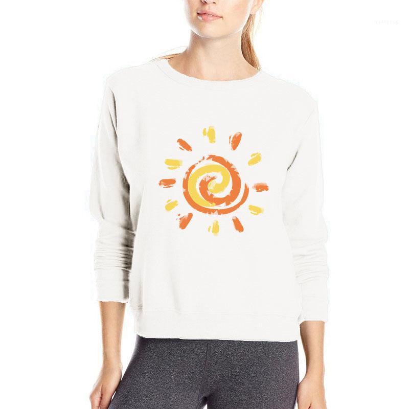 

Women' Hoodies & Sweatshirts Gold Sun Printing Design Beautiful Outwear Casual Cotton Sweatshirt Women Trendy, Gray