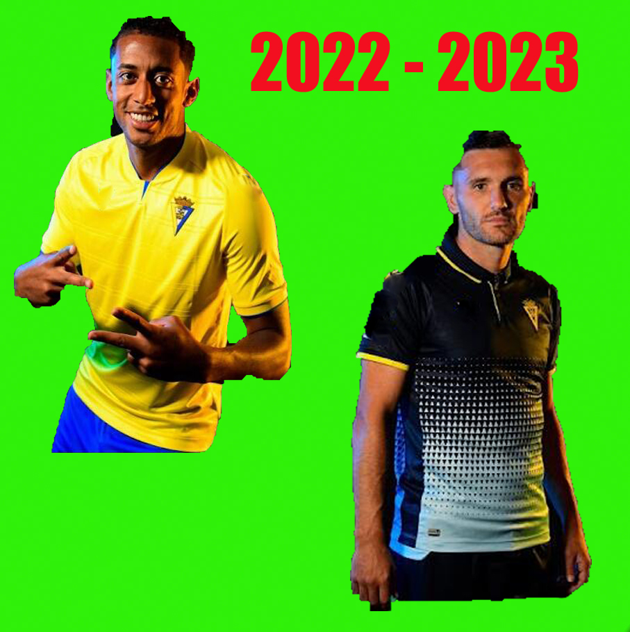 

22 23 Cadiz soccer jersey home away A. Perea A.Negredo camisetas de futbol 2022 2023 LOZANO ALEX Bodiger Juan Cala CAMISETA LIGA men KIDS jerseys football shirts, Kit