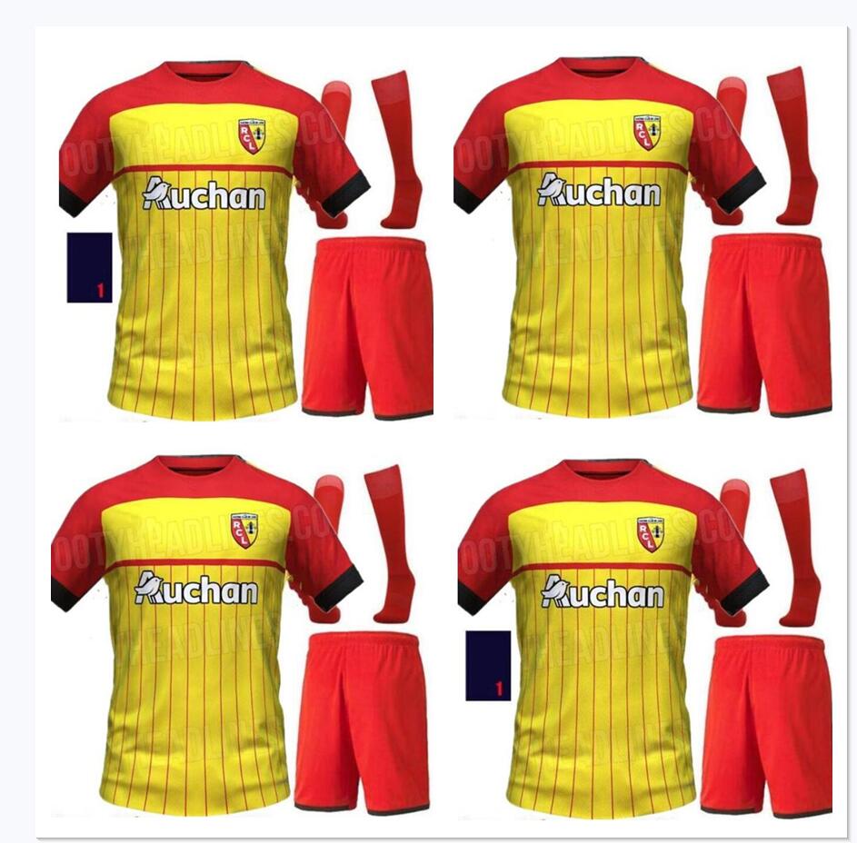 

2022 maillot soccer jerseys 22 23 KAKUTA GANAGO SOTOCA FOFANA GRADIT FORTES BANZA CAHUZAC DOUCOURE 2022 2023 RC Lens Football Shirts 2023 adult kids Kits, Yellow