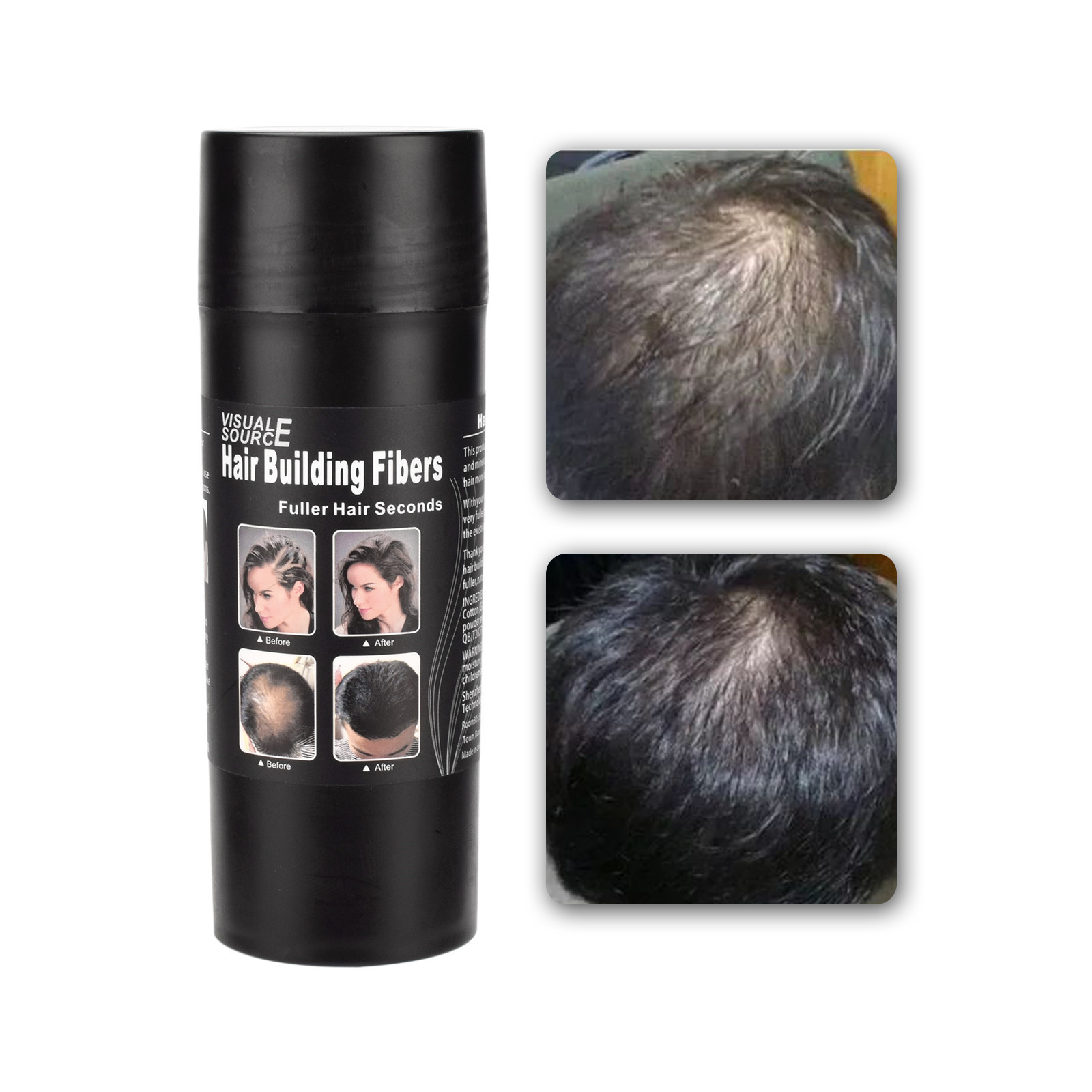 Granulés de fibres capillaires noires, 15g, 1 pièce, jetables, pour Banquet, fête, hommes et femmes, teinture densifiante, séchage, perte couvran