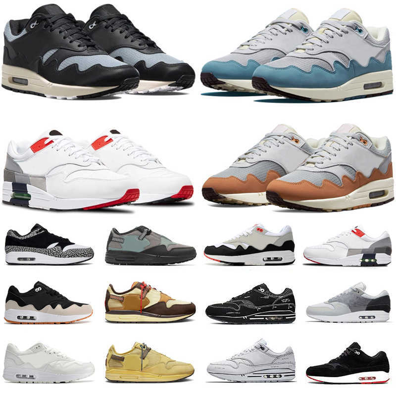 

1 men women Running Shoes 1s Patta Aqua Noise Black Grey Monarch Night Maroon Baroque Brown Cave Stone Saturn Gold London Amsterdam Bred, Color#17