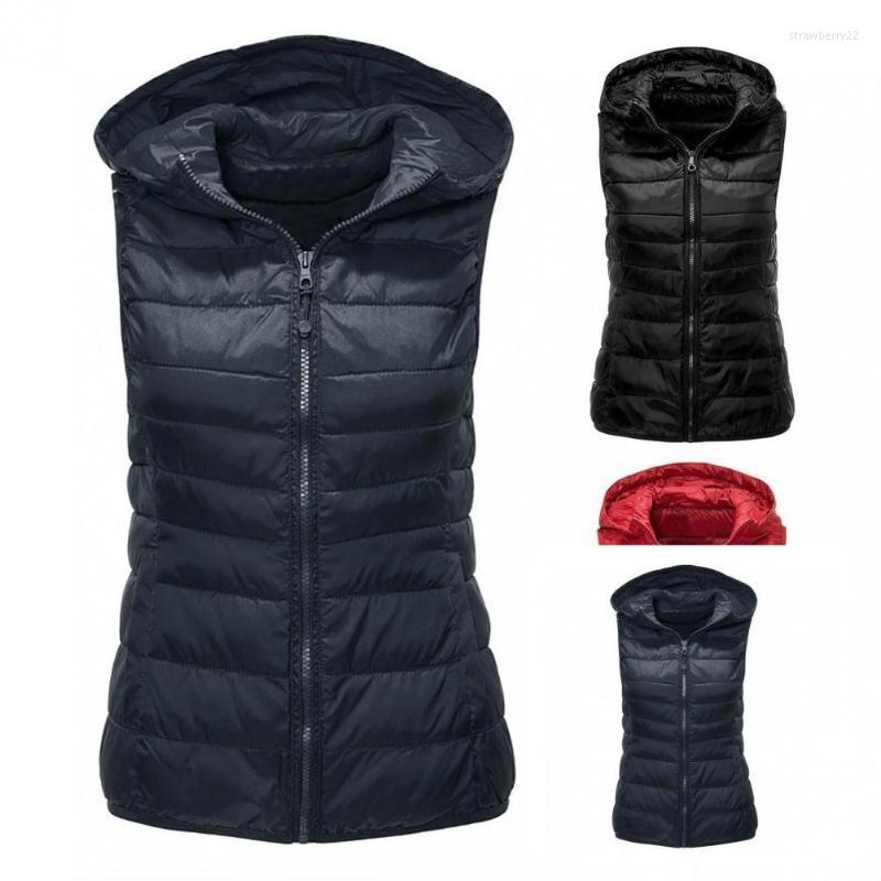 

Women's Vests Cardigan Trendy Thick Women Vest Padded Thermal For Daily Wear Stra22, White