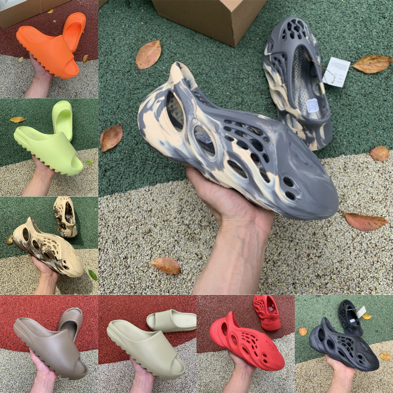 

Slides Slippers Desert Sand Summer Brown Flat Mens Women Earth Brown Beach Resin Slide Sandal Graffiti Bone Rubber MXT Moon Gray Mineral Blue Glow Green Designer S08, Please contact us