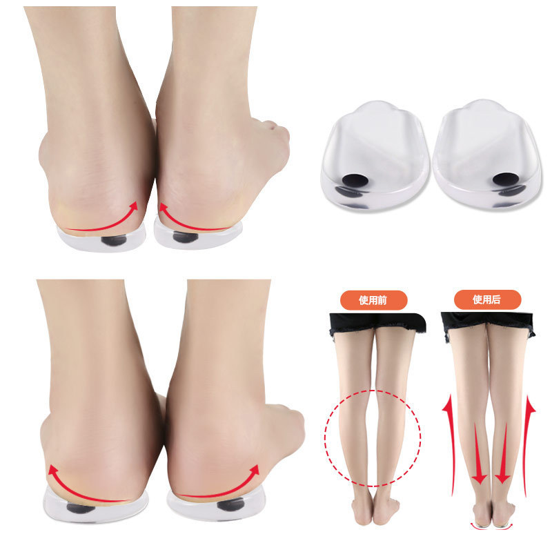 

2 Pcs Silicone Insoles Ort ics X O type Legs Corrector Gel Pillow for Heel Orthopedic Shoes Pad Feet Care 220610