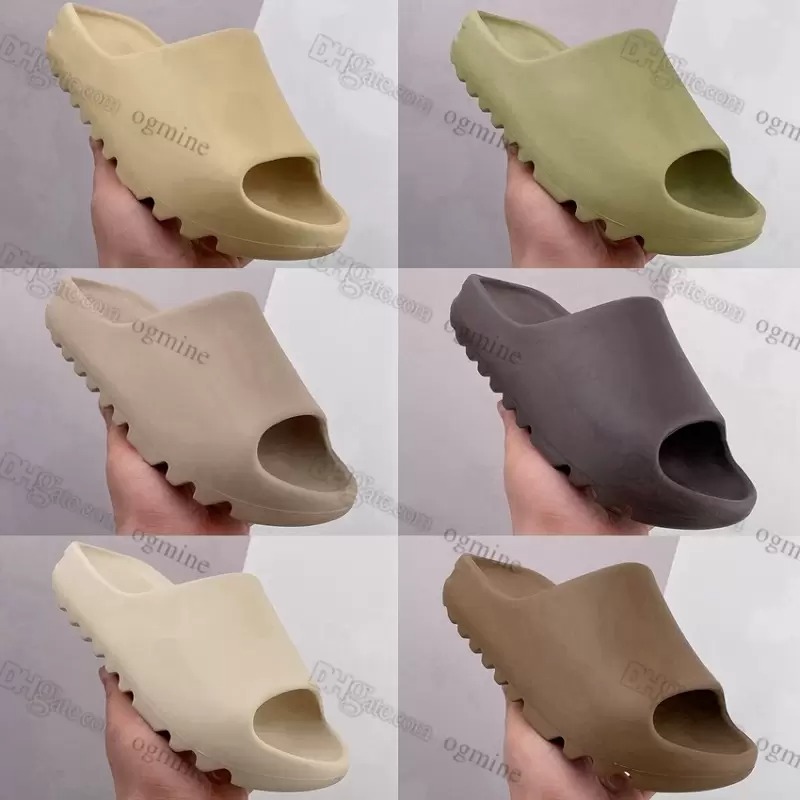 

2022 Designer slipper men EVA woman Bone White Resin Ararat Ochre desert sand Sulfur Onyx Pure Soot yezzy slippers mens womens slide slides yeezys sandals shoe clogs 36-48