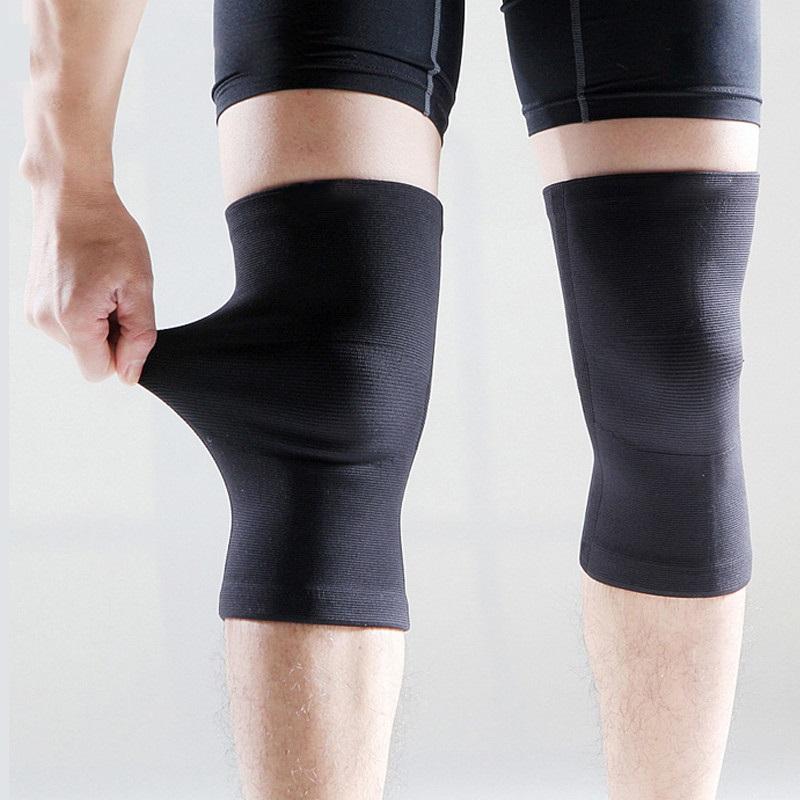 

Elbow & Knee Pads Volleyball Basketball Pad Breathable Patella Guard Generic-Elastic Sports Brace, Black