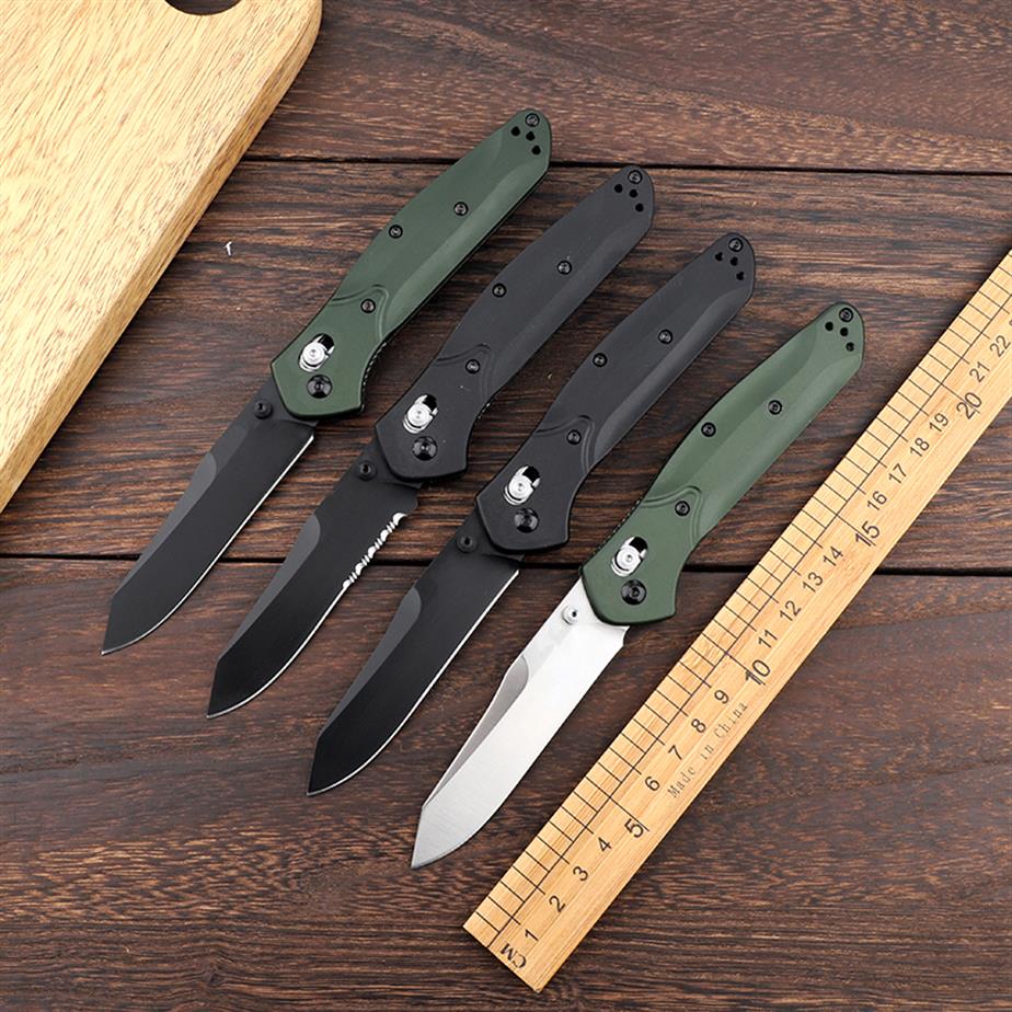 

BM 940 Blade Folding Knife Aluminum Handle Titanium Purple Back Clip Handle Copper Washer Hunting Outdoor Camping Pocket Surviv293W