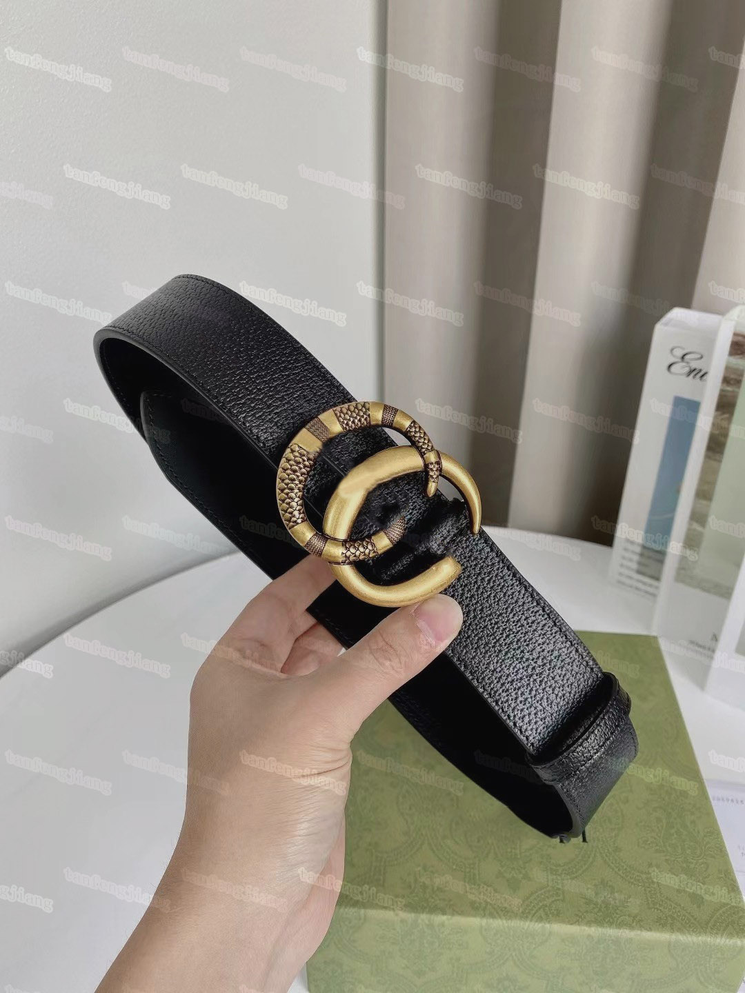 

Top quality male and female belt designer luxury fashion classic can be matched with formal casual with box size 4.0cm 541136, Black