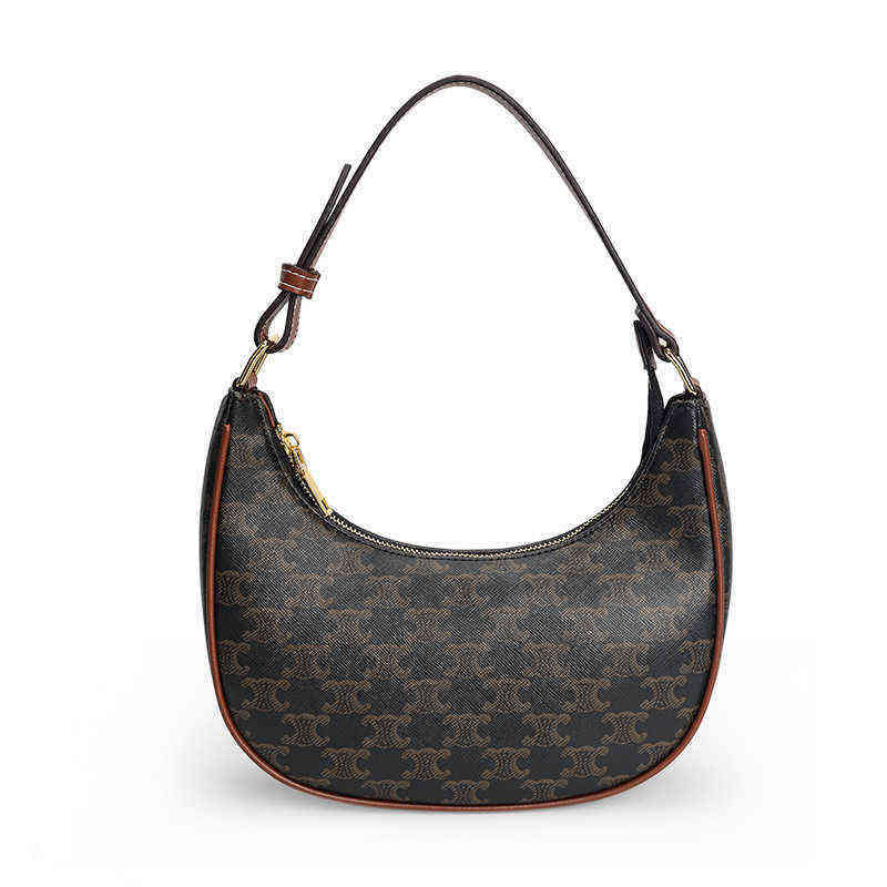 

C7J9 2021 new Selin Arc de Triomphe Lisa same Fu Xia bag saddle ancient flower coating bucket magic stick, White