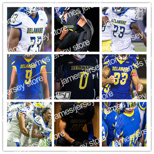 

James Custom Football Delaware Blue Hens College Jersey PAT KEHOE DeJoun Lee Nolan Henderson Kedrick Whitehead DeJoun Lee Chichi Amachi De Maille, Men black