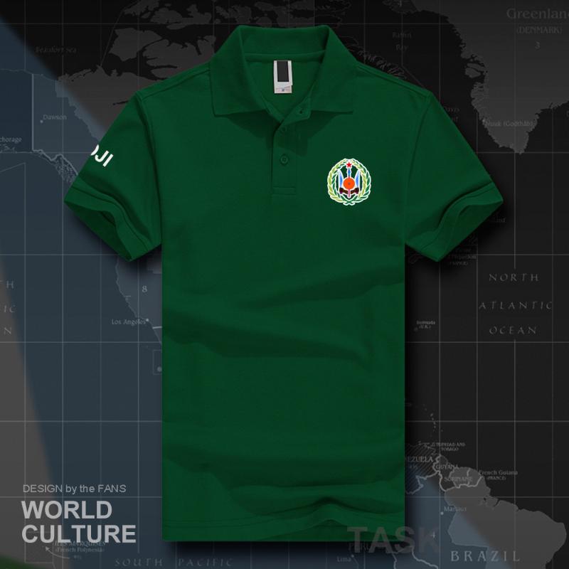 

Men' Polos Republic Of Djibouti DJI Shirts Men Short Sleeve White Brands Printed For Country 2022 Cotton Nation Emblem FashionMen' Men'sMe, Polo-bananayellow