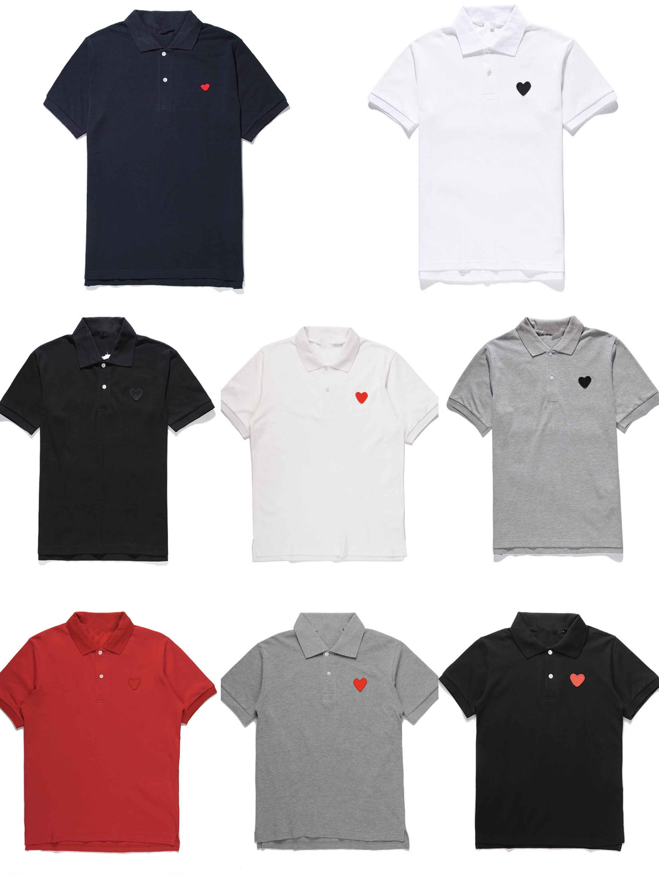 

A Mens Designer polos Tee fashion play summer T-Shirt love men t shrit polo heart short red sleeve shorts tshirts hip hop tshirt women loose Tops casual crewneck b, I need look other product