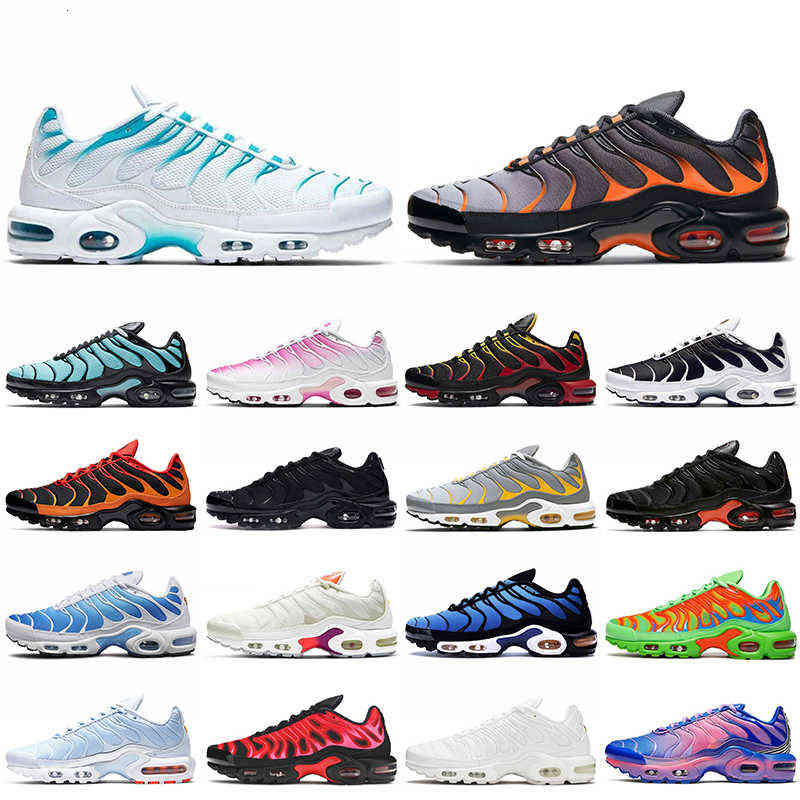 

Mens Outdoor Shoes Big Size US 12 Tn Plus Womens Sneakers Blue Fury Grey ge Pink Fade Black White Jogging Trainers, B17 grey orange 40-46